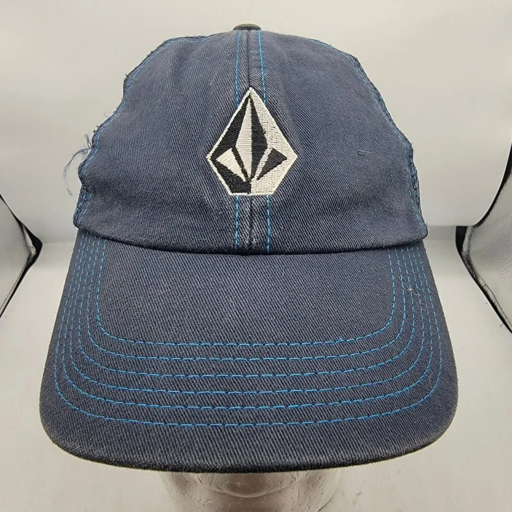 Volvom Adults Unisex Dark Blue Trucker Hat Lightweight Adjustable Breathable